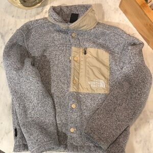 The North Face Heather Gray and Beige